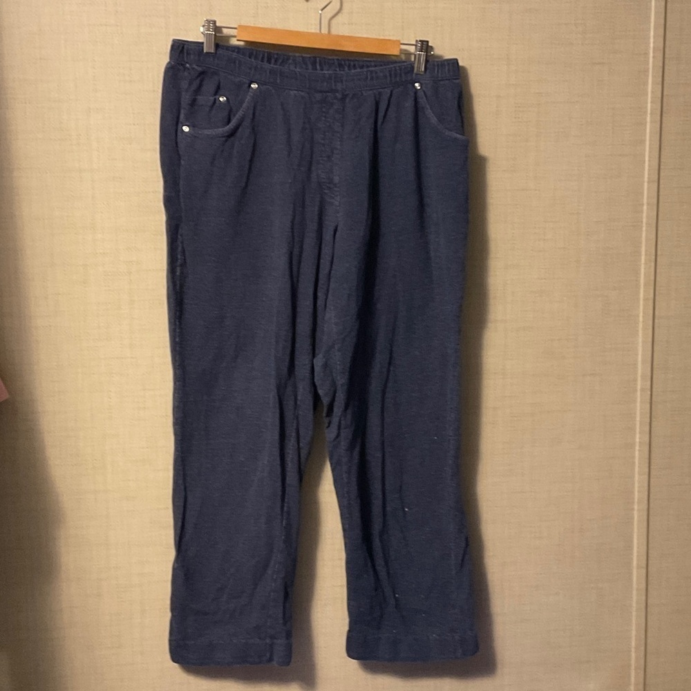 Allison Daley Women's Navy Straight Leg Pants